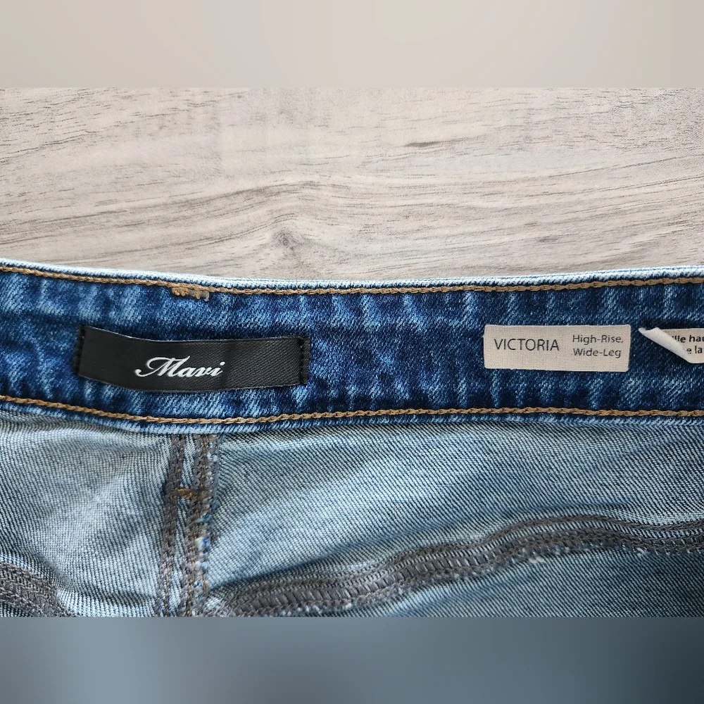 Mavi Victoria High-Rise Wide-Leg Jean size 31 - Picture 6 of 10